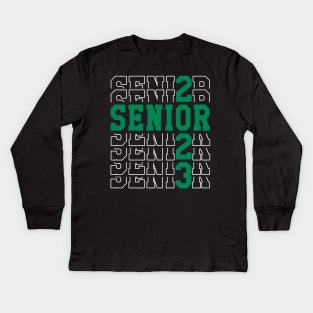 Senior 2023. Class of 2023 Graduate. Kids Long Sleeve T-Shirt